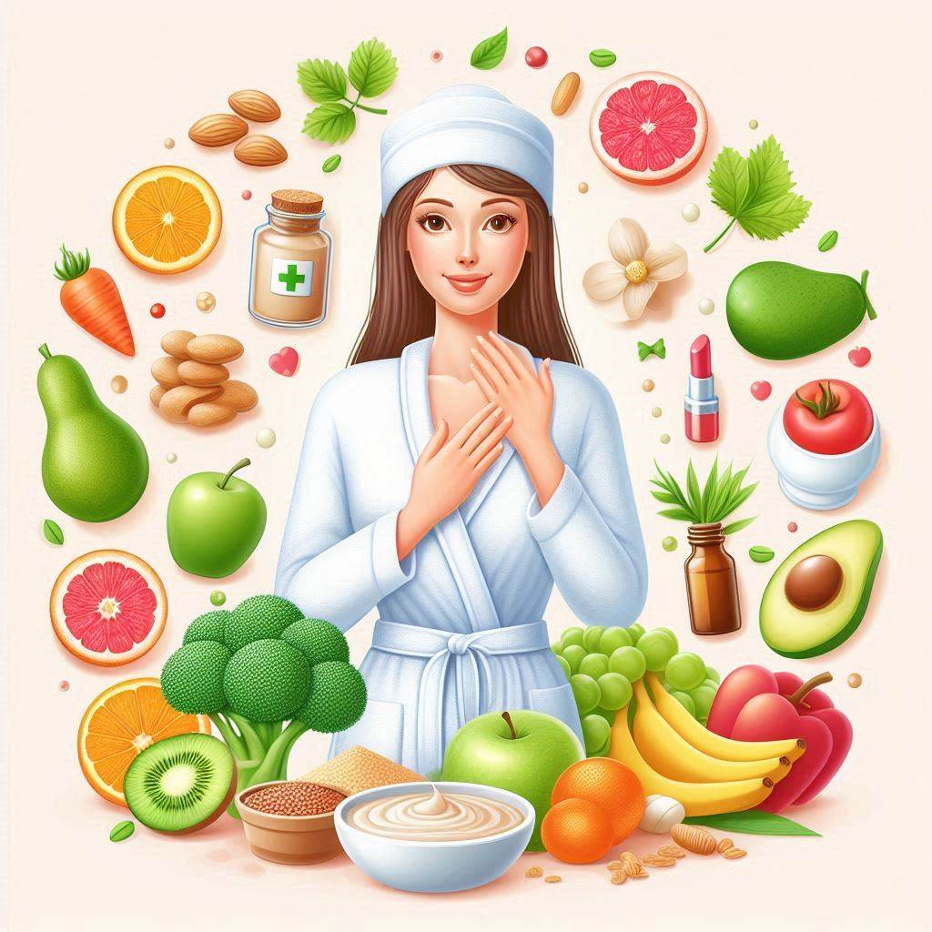 تغذیه مناسب برای پوست و بهداشت عمومی: راهنمای جامع برای داشتن پوستی سالم و درخشان